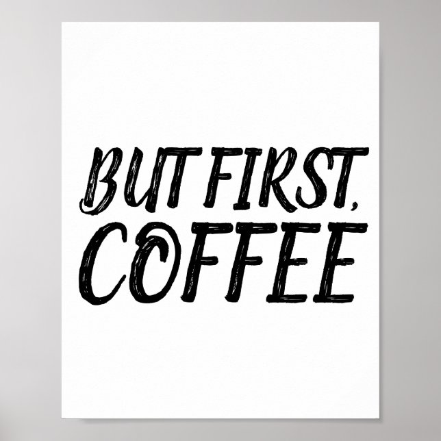 MAIS TOUT D'ABORD, CAFÉ Affiches Signes (Devant)