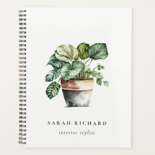 Maison à feuilles potées Plantes Aquarelle Botaniq