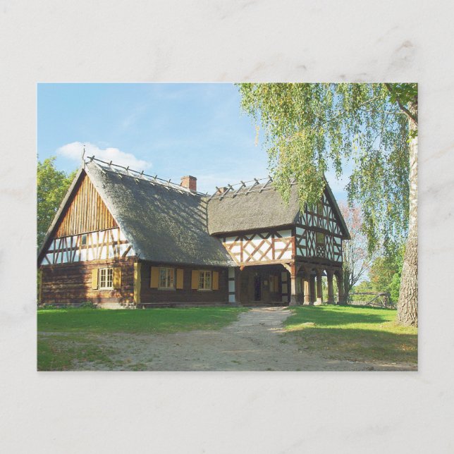 Maison ancienne en bois - Carte postale (Devant)