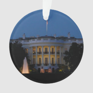 Maison Blanche de Noël à la nuit à Washington DC