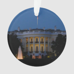 Maison Blanche de Noël à la nuit à Washington DC