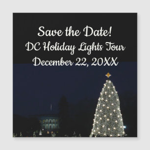 Maison Blanche et arbre de Noël national des Fêtes
