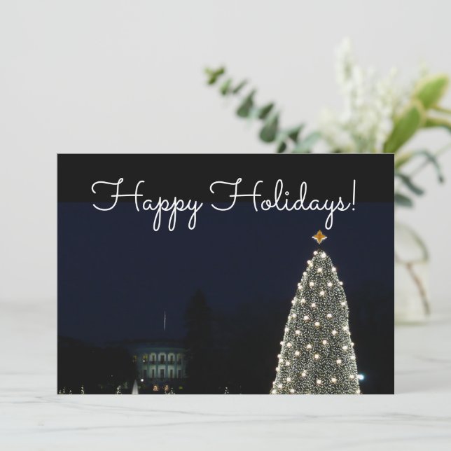 Maison Blanche et Fête nationale des arbres de Noë (Debout devant)