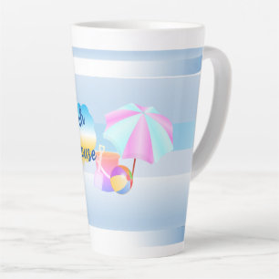 Maison Blue Beach Latte Mug