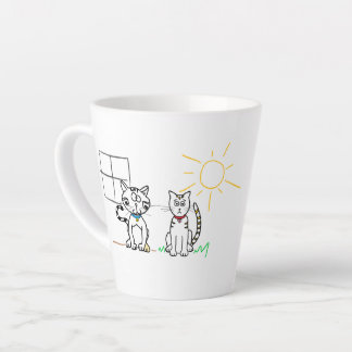 Maison Chat, Grange Chat - tasse latte