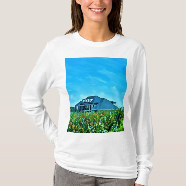 Maison Dans Le T-Shirt Meadows (Devant)