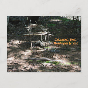 Maison de fée dans le jardin de carte postale sur 