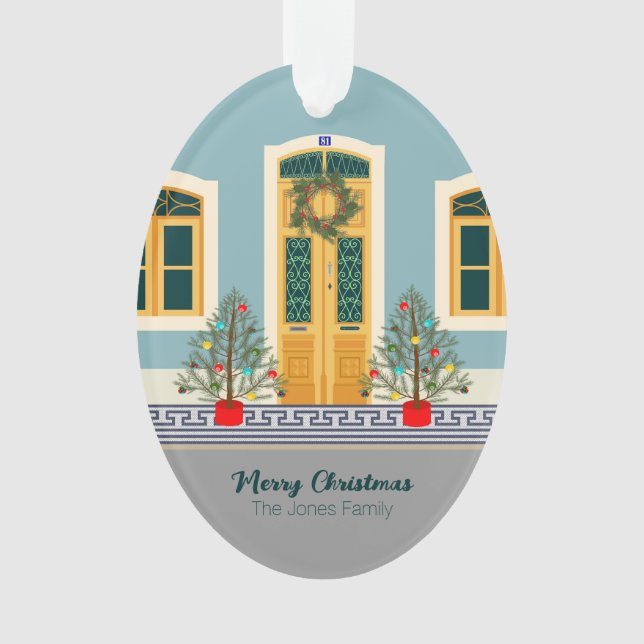 Maison de fête portugaise de Noël (devant)