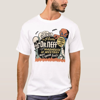 "Maison de fous T-shirt vintage de mystère"