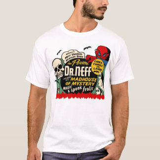 "Maison de fous T-shirt vintage de mystère"
