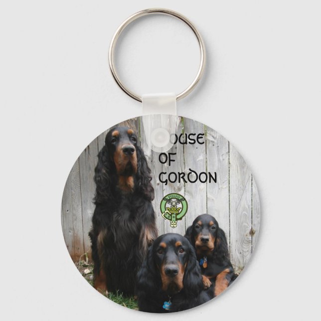 MAISON DE GORDON, Porte-clés Setter Gordon (Recto)