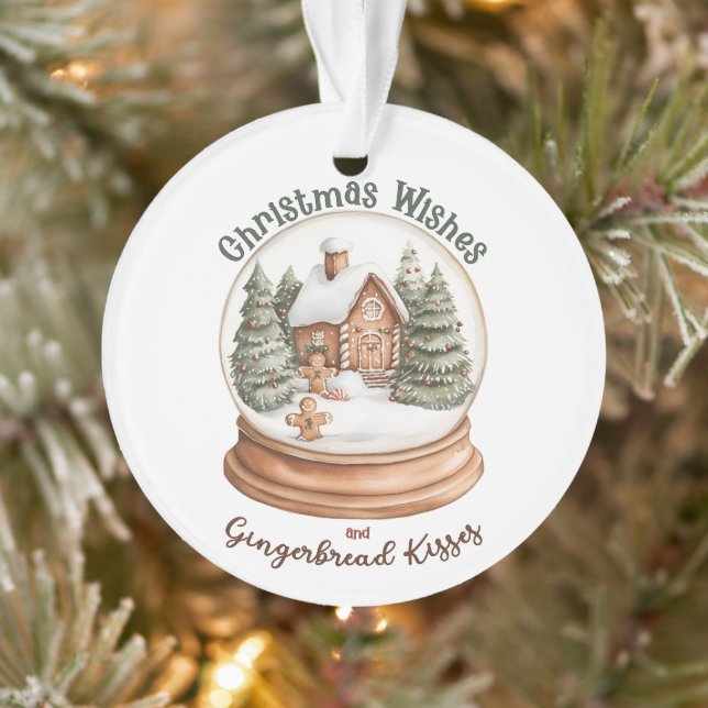 Maison de pain d'épice de Noël Globe des neiges (Arbre)
