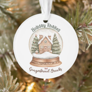Maison de pain d'épice Noël Globe des neiges