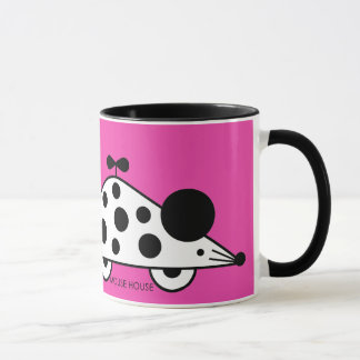 Maison de souris BW Magenta Mug