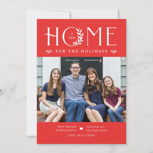 Maison de vacances Moving Faire-part Christmas Car (Devant)