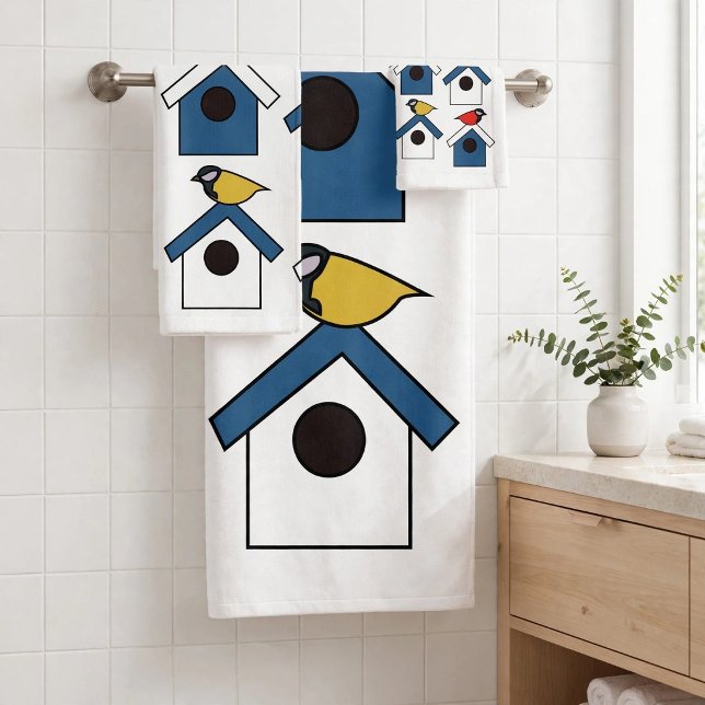 Maison d'oiseaux Maison d'oiseaux Colorés Oiseaux  (Créateur téléchargé)