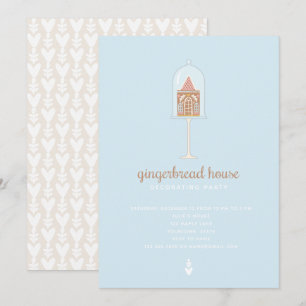 Maison en pain d'épice Décoration Fête Invitation