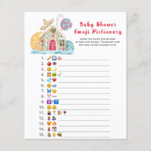 Maison en pain d'épice - Emoji jeu pictural