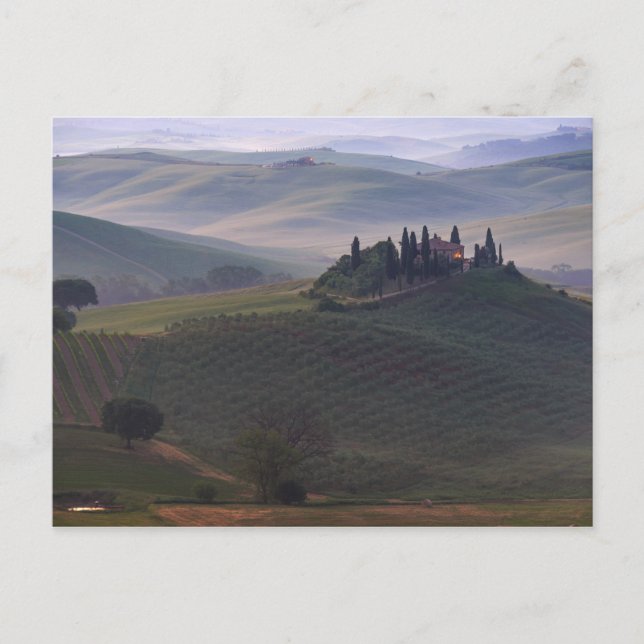 Maison en Toscane dans la matinée carte postale de (Devant)
