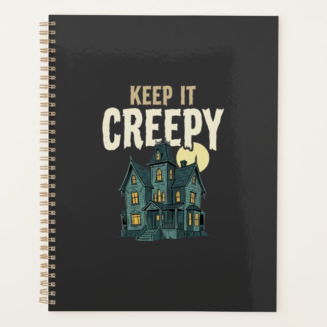 Maison Hantée Creepy Design Halloween_1 (Devant)