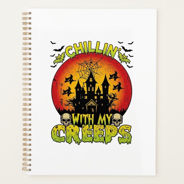 Maison hantée de Chillin Creeps Halloween Sorcière (Devant)