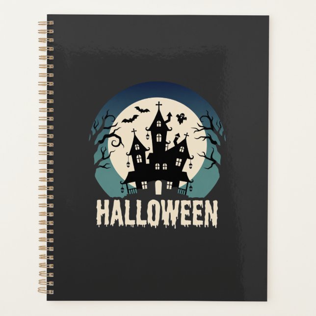 Maison Hantée de la Lune Vector Halloween (Devant)