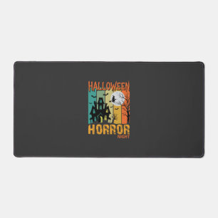 Maison Hantée de la Nuit d'Horreur d'Halloween Vec