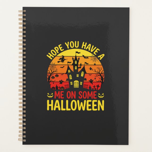 Maison hantée drôle d'Halloween sur un design (Devant)