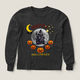 Maison Hantée Épouvantable Pleine Lune Halloween T