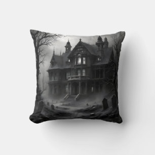 Maison hantée et loup Coussin magique