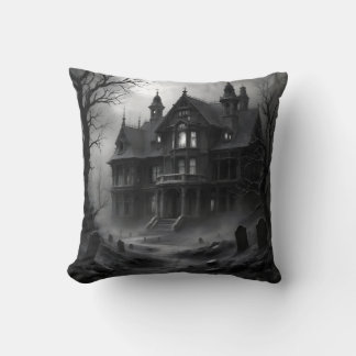 Maison hantée et loup Coussin magique