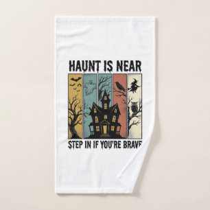 Maison Hantée Halloween Gravure Vintage Épouvantab