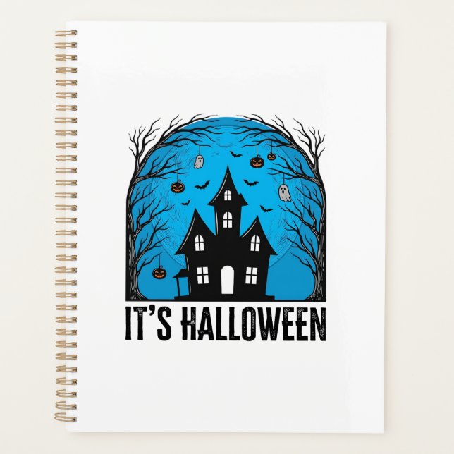 Maison Hantée Halloween Lune Gravure Vintage Dés (Devant)