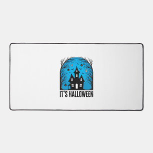 Maison Hantée Halloween Lune Gravure Vintage Dessi