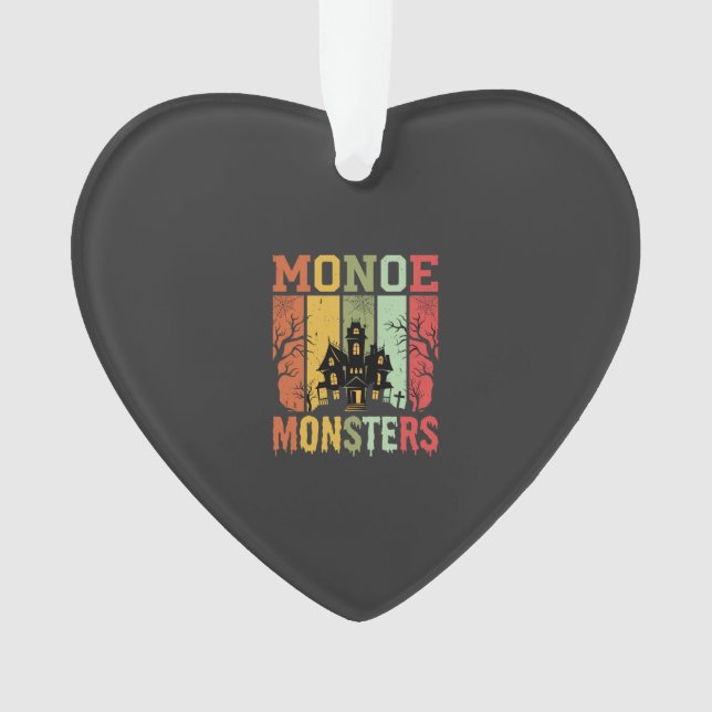 Maison Hantée Halloween Monstres Rétro (devant)
