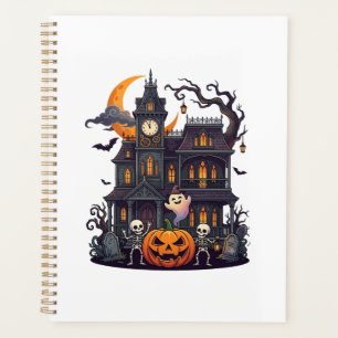 Maison Hantée Halloween Squelettes Citrouille Fant