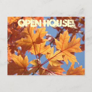MAISON OUVERTE ! Cartes postales Invitations Evéne