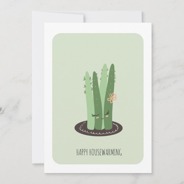 Maison Plante Maison Verte Nouvelle carte de séjou (Devant)