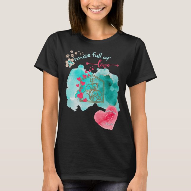 Maison pleine d'amour T-shirt (Devant)