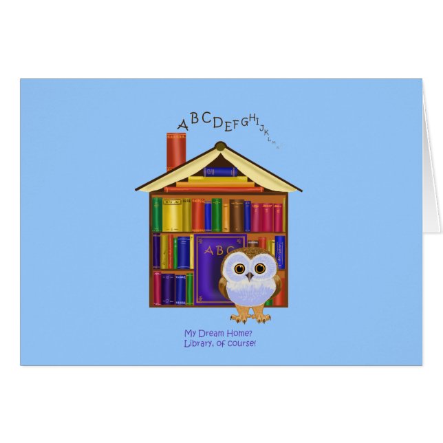 Maison rêveuse - bibliothèque ! (Devant horizontal)