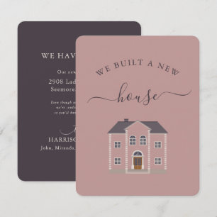 Maison Rose Nous Avons Construit Un Nouveau Faire-