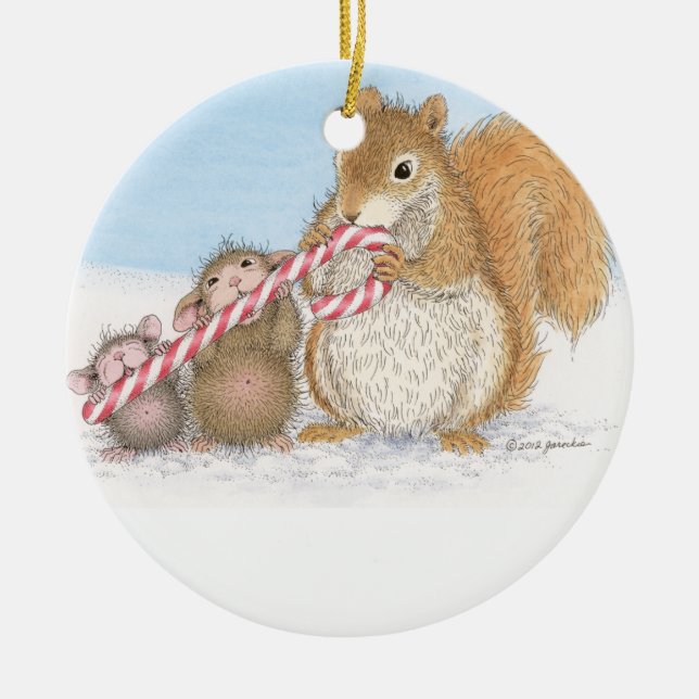 Maison-Souris Designs® - ornement de Noël (Devant)