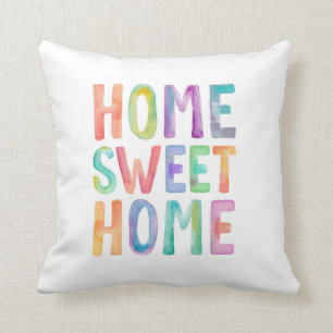 MAISON SWEET HOME EAU COULEUR   COUSSIN