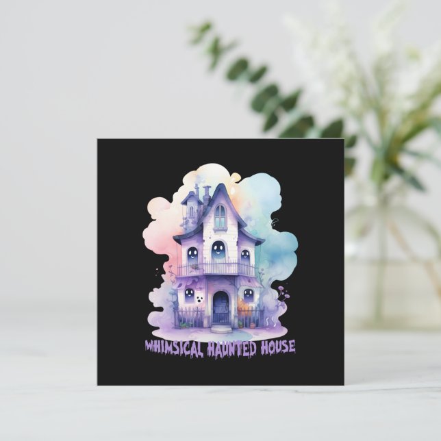 Maison Whimsical Haunted - Pastel Purple Halloween (Debout devant)