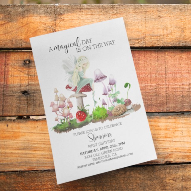 Maisonnette Fée des Bois Champignon Aquarelle Cott (Créateur téléchargé)