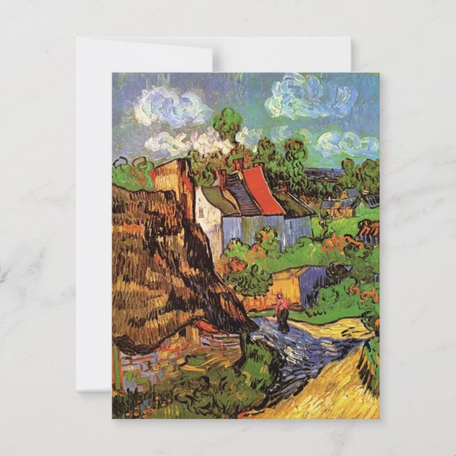 Maisons à Auvers par Vincent van Gogh (Devant)