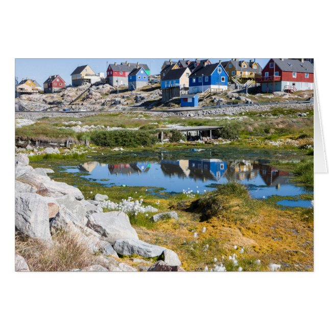Maisons au Groenland (Devant horizontal)