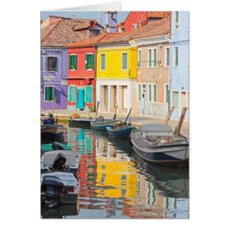 Maisons de couleur en île Burano Italie de Venise
