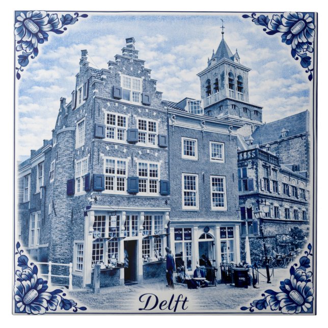 Maisons de Delft carreaux de céramique de style De (Devant)