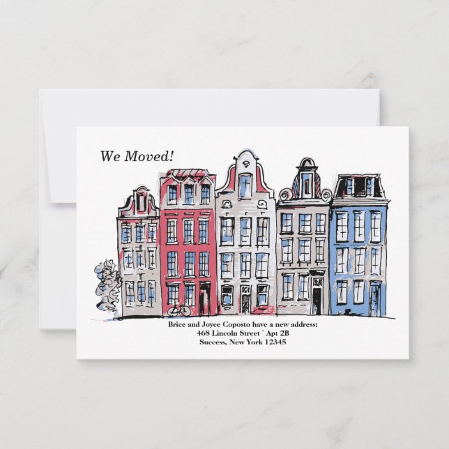 Maisons de ville Moving Faire-part (Devant)
